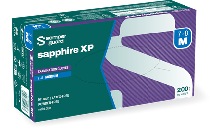 Semperguard Nitril Sapphire XP 200P Fd. XtraLite